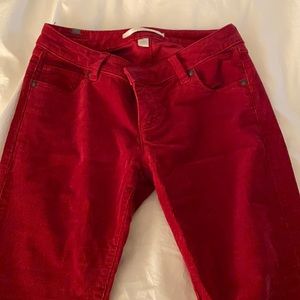 Red Corduroy Pants
